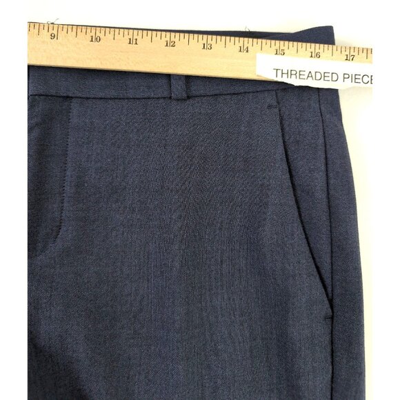Banana Republic Avary Straight Pant Womens 8 Blue Chic Tailored Career Capsule - Picture 9 of 11
